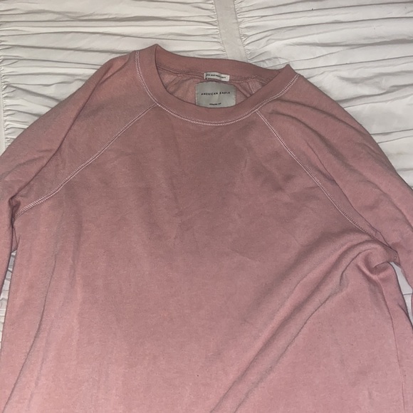Women’s Pink American Eagle Crewneck - Picture 2 of 2